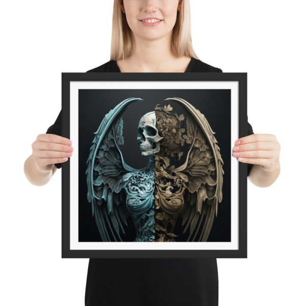 Framed poster
